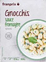 Gnocchis sauce fromagère épinards