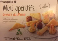 Mini aperitifs Saveurs du Monde