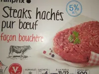Steaks haché pur bœuf 5% Façon bouchère