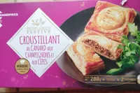 Croustillant au canard aux champignons et aux cèpes