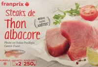 Steaks de thon albacore