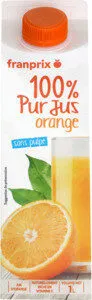 pur jus d oranges sans pulpe