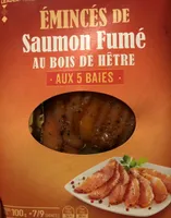 Eminces de saumon fumé