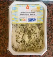Les anchois marines à l’ail