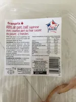 Roti de porc cuit superieur avec couenne