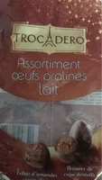 Assortiment oeuf pralinés lait