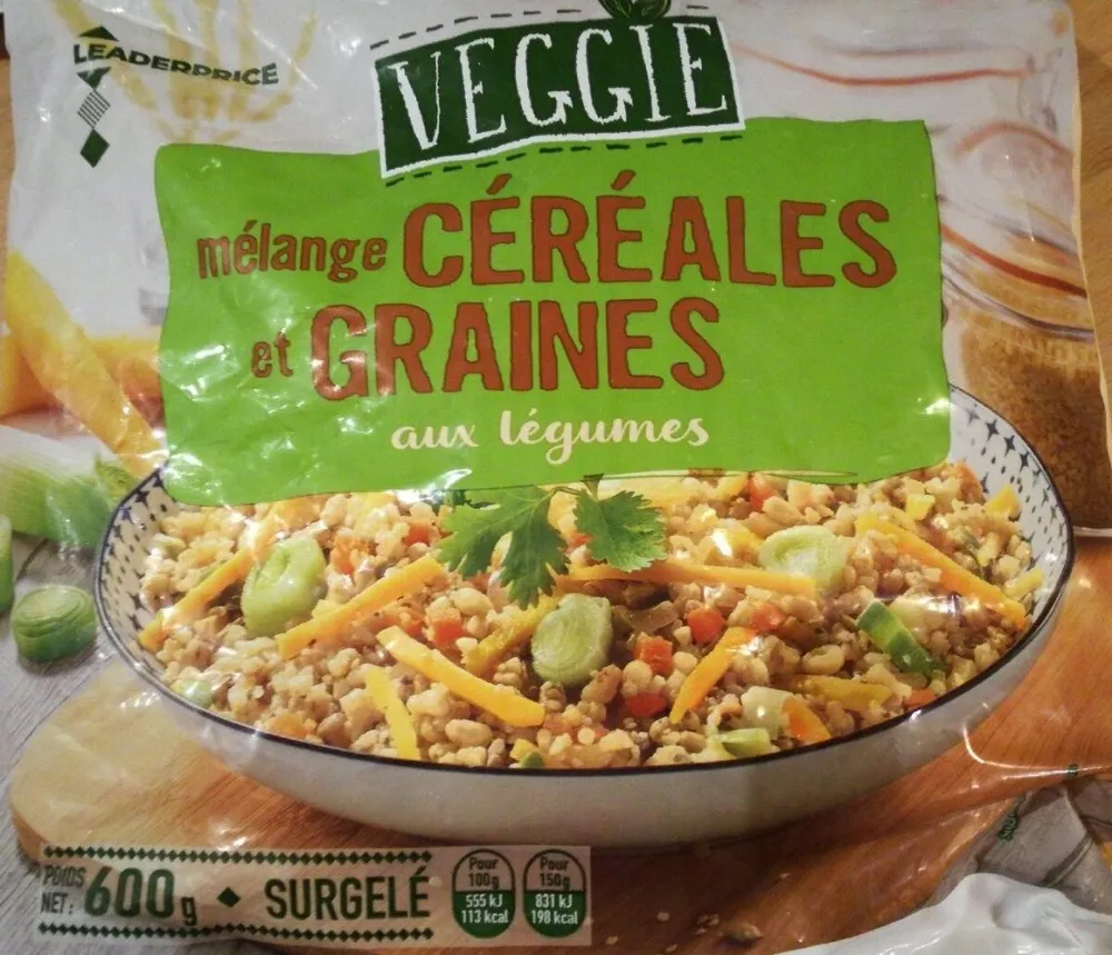 Mélange céréales et graines aux légumes