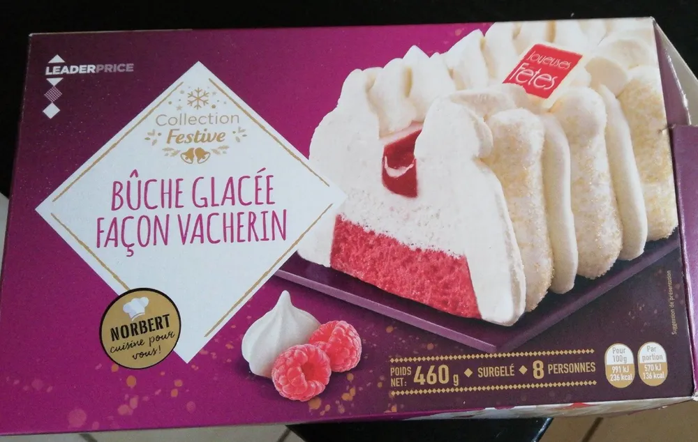 Bûche glacée façon vacherin