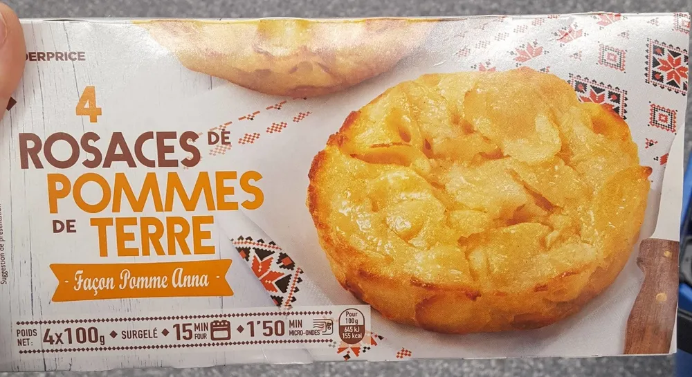 Rosaces de pommes de terre