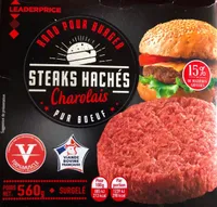 Steaks hachés charolais