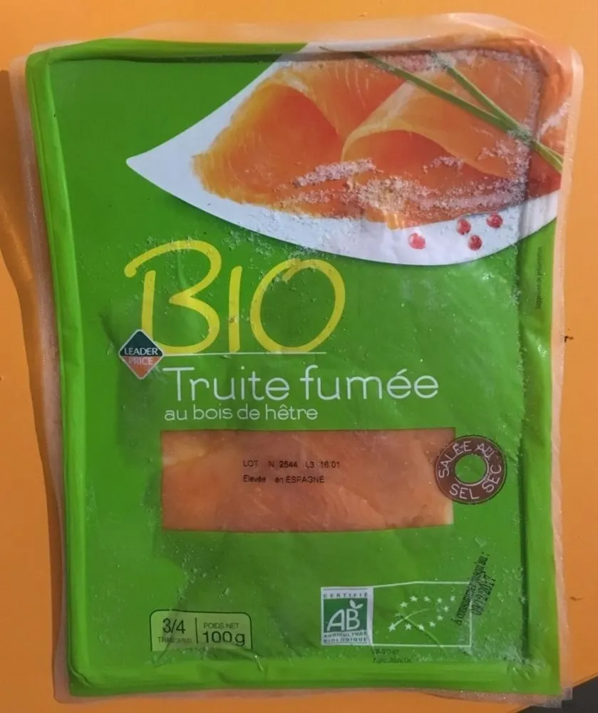 Truite Fumée au Bois de Hêtre (Bio)