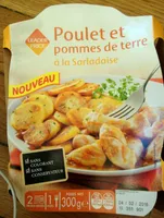 Poulet et pommes de terre à la Sarladaise
