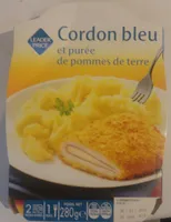 Cordon bleu et purée de pommes de terre