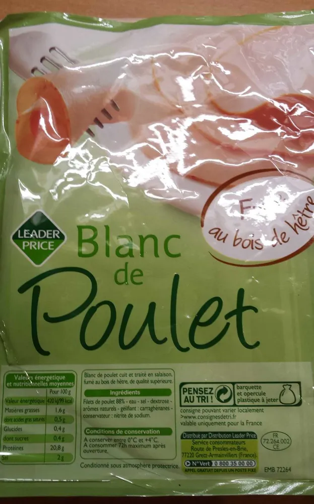 Blanc de Poulet fumé au bois de hetre