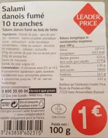 Salami danois fumé