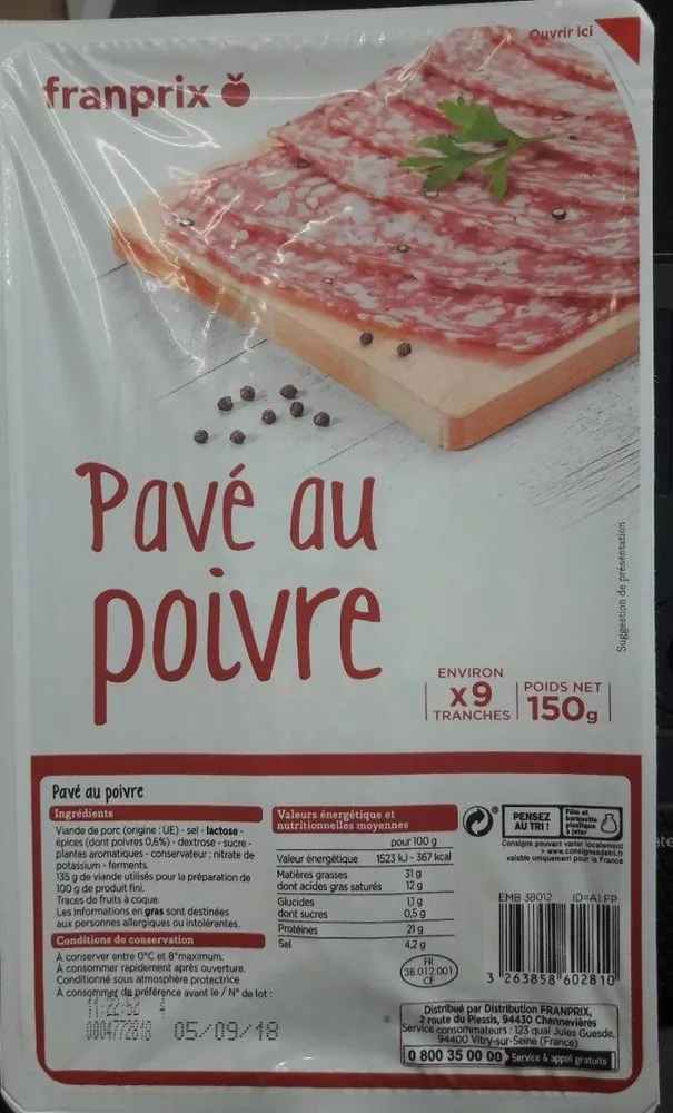 Pavé au poivre