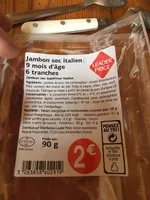 Jambon sec italien 9 mois d’age