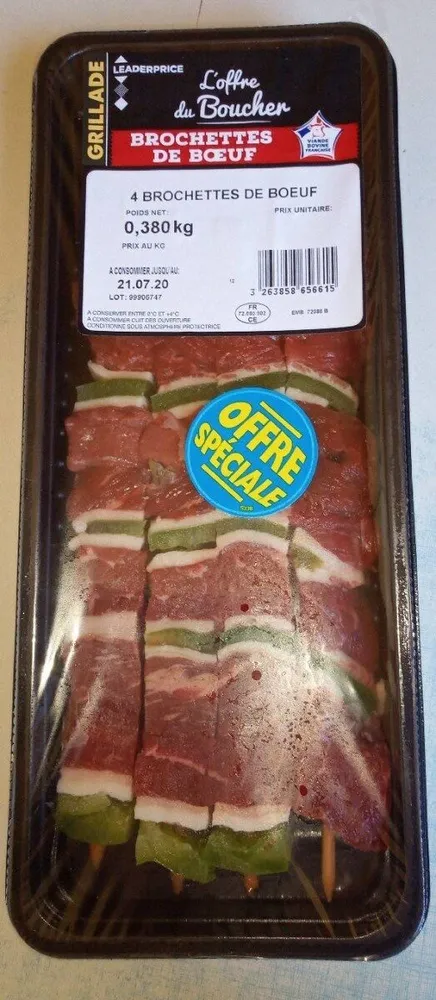 Brochette de boeuf