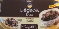 Liégeois duo saveur vanille