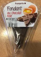 Fondant au chocolat noir