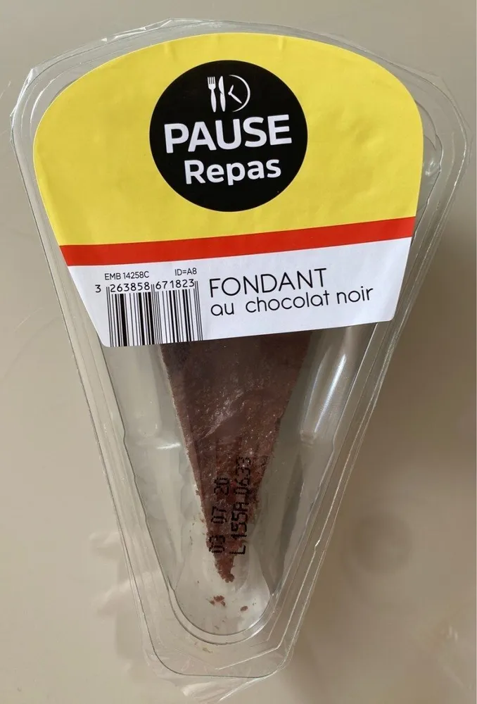 Fondant au chocolat noir