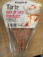Tarte noix de coco framboise