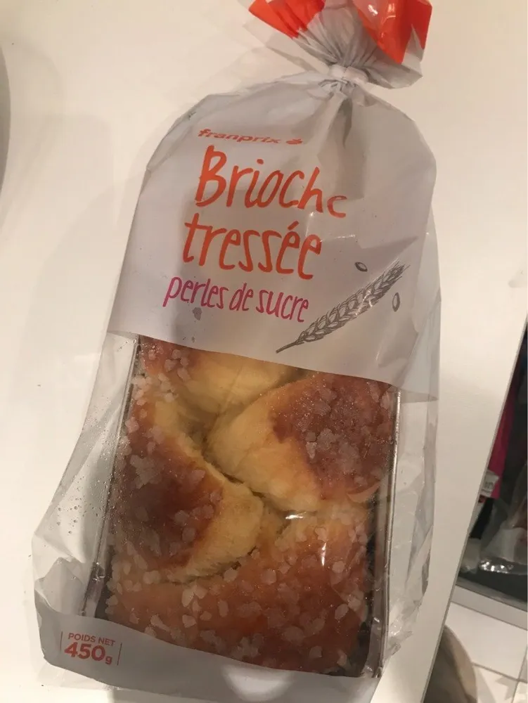 Brioche Tressée Perles de Sucre