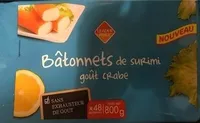 Bâtonnets de surimi goût crabe