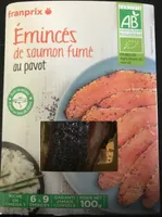 Emincés de saumon fumé au pavot