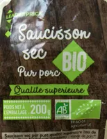 Saucisson sec bio pur porc qualité supérieure