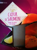 Cœur de saumon fumé au bois de hêtre