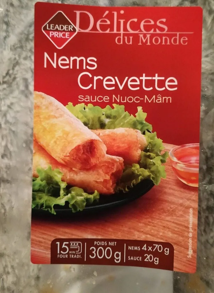 Nems crevettes