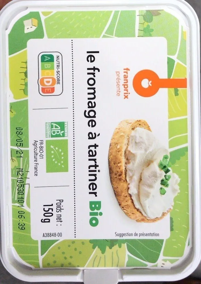 Le fromage à tartiner Bio