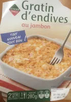 Gratin d’endives au jambon