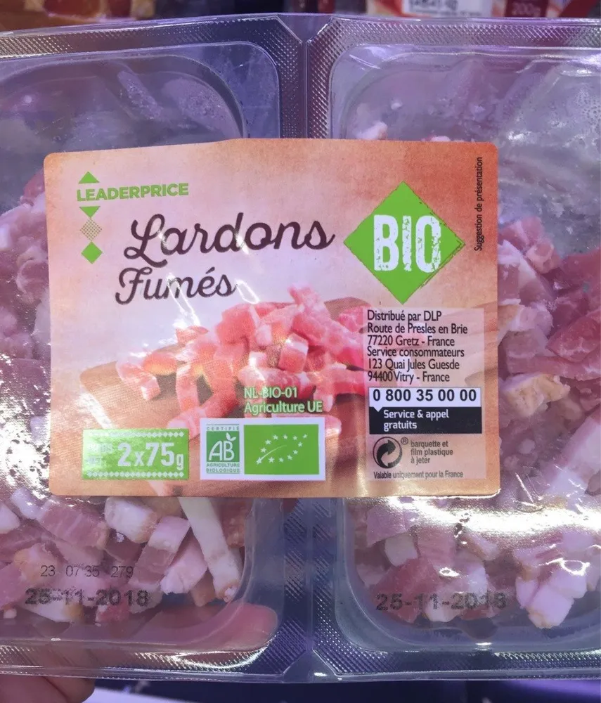 Lardons fumés Bio