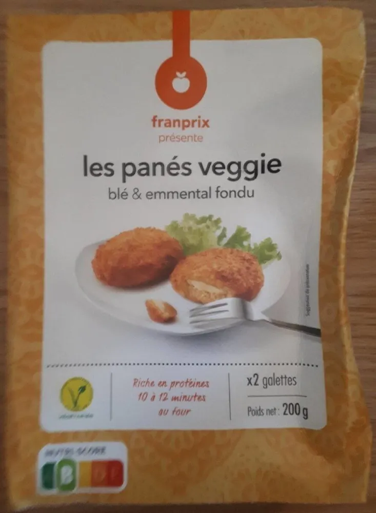Les panés veggie