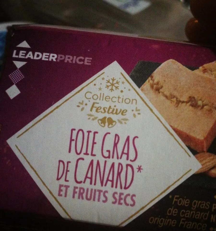 Foie gras de canard et fruits secs