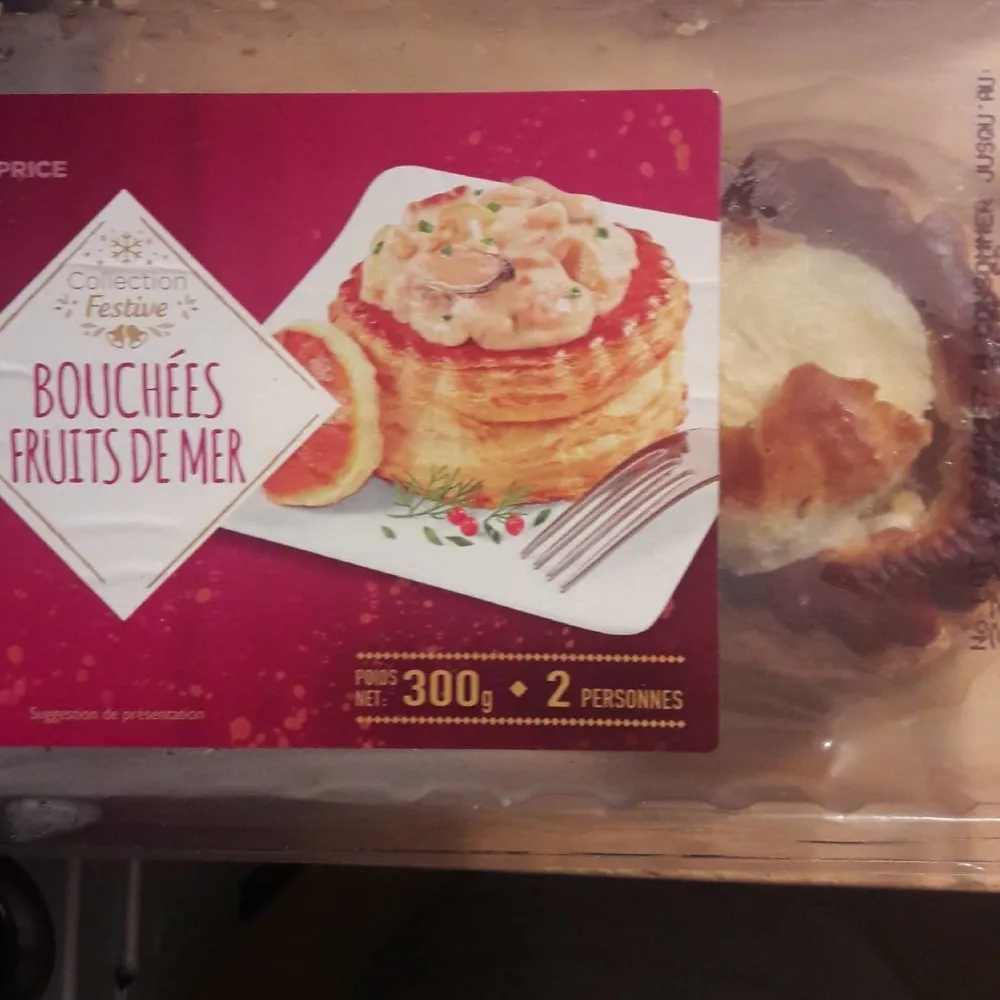 Bouchées fruits de mer