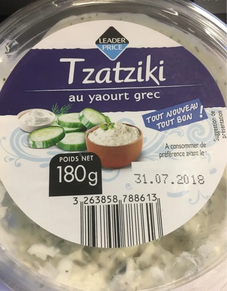 Tzatziki au yaourt grec