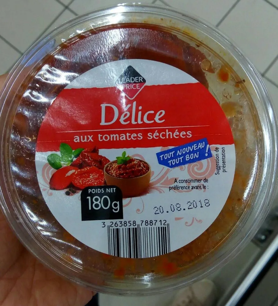 Délice aux tomates séchées