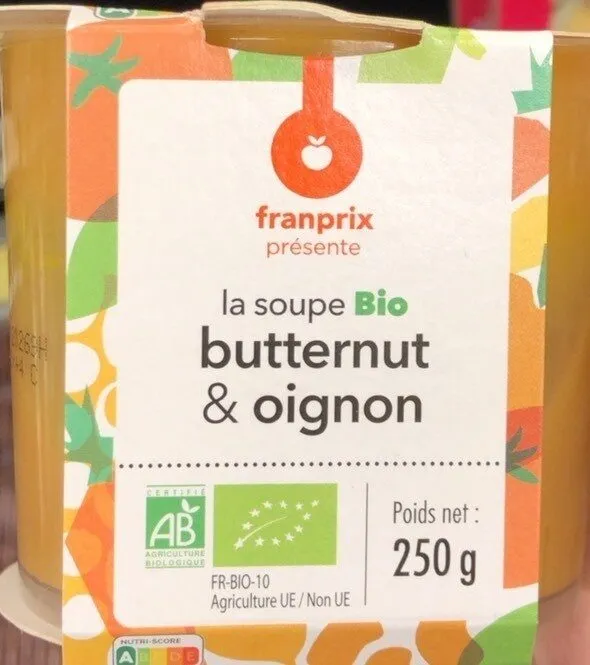 Soupe butternut et oignon