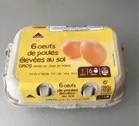 Oeuf de poules élevées au sol