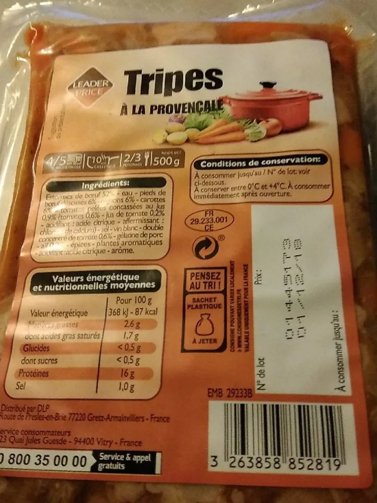 Tripes à la provençale