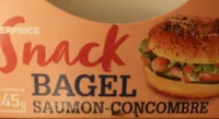 Bagel saumon-concombre