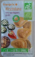 Mezzaluna farce aux légumes grillés