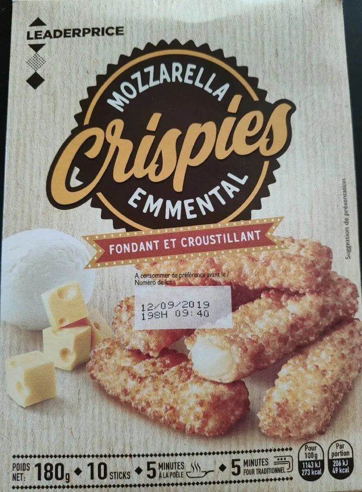 Crispies Mozzarella Emmental