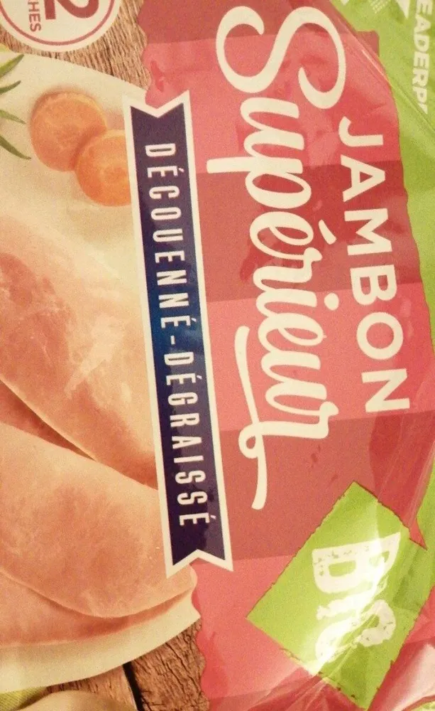 Jambon supérieur bio découéné dégraissé