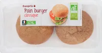 pain hamburger sans additif bio