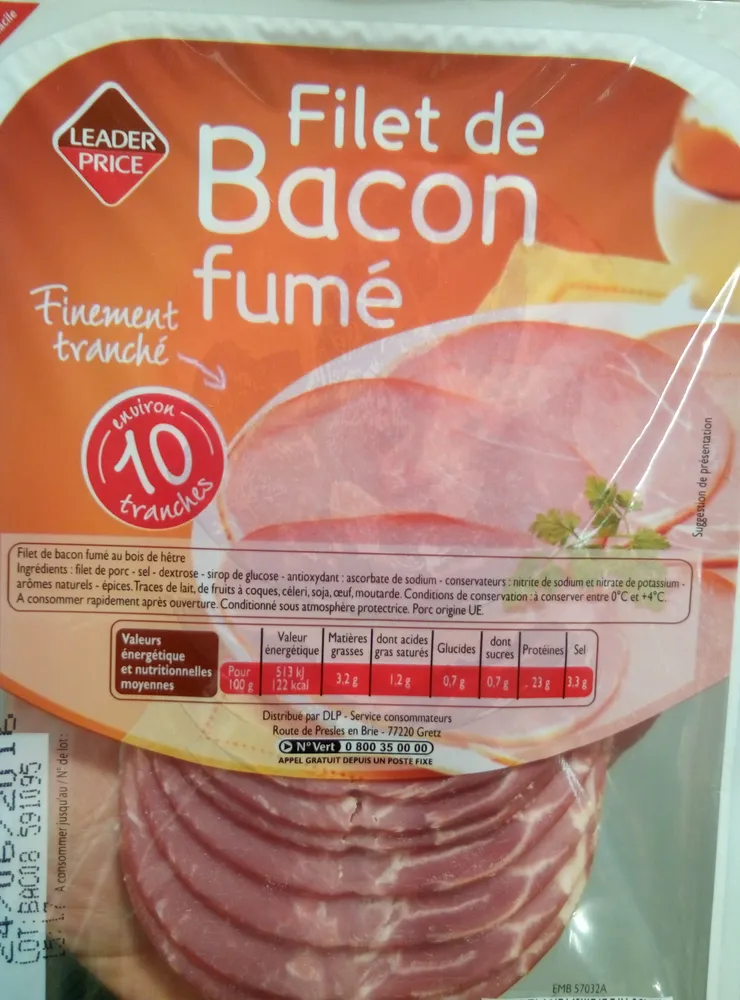 Filet de Bacon Fumé