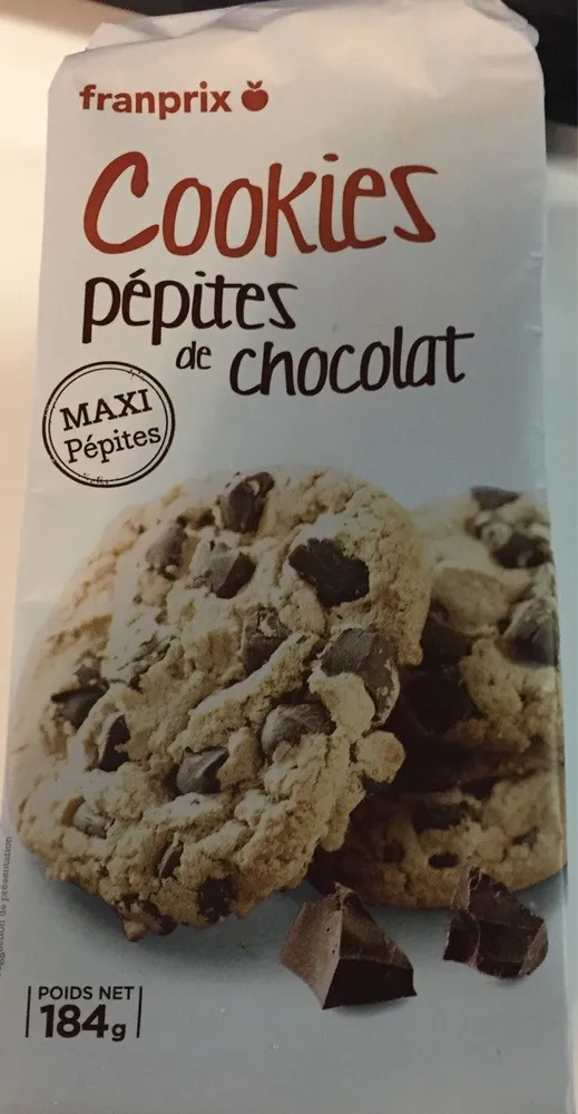 Cookies pépites de chocolat
